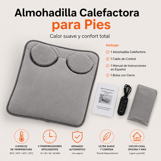 Calentador Eléctrico Premium para Pies